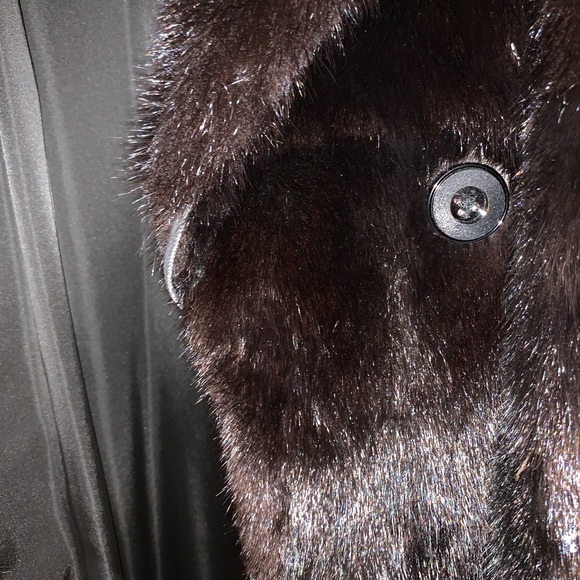 Full pelt, full-length 100% ranch mink coat - Picture 7 of 8